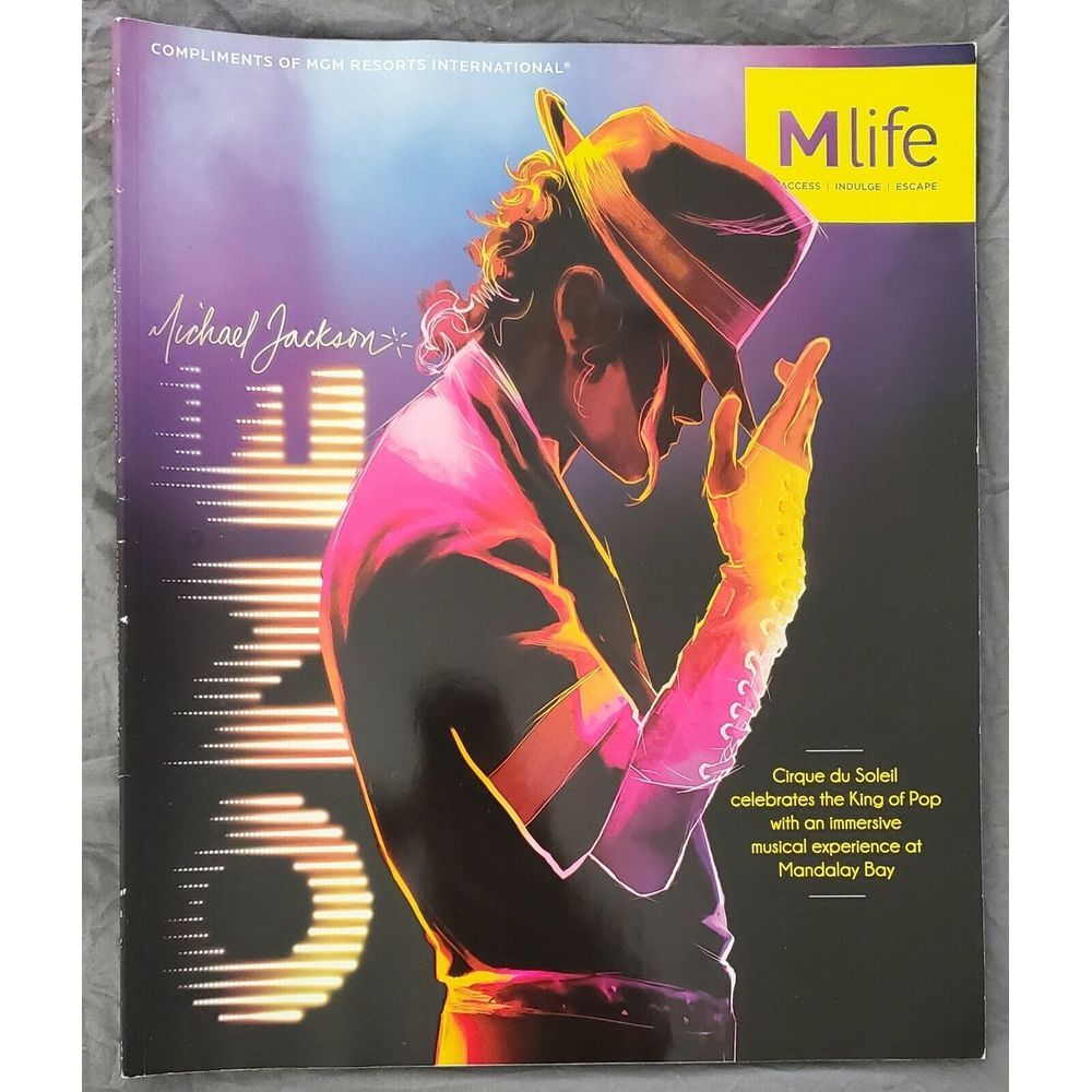 MGM Resorts M‎ Life Magazine Michael Jackson cirque du soleil Vol. 11,  2013